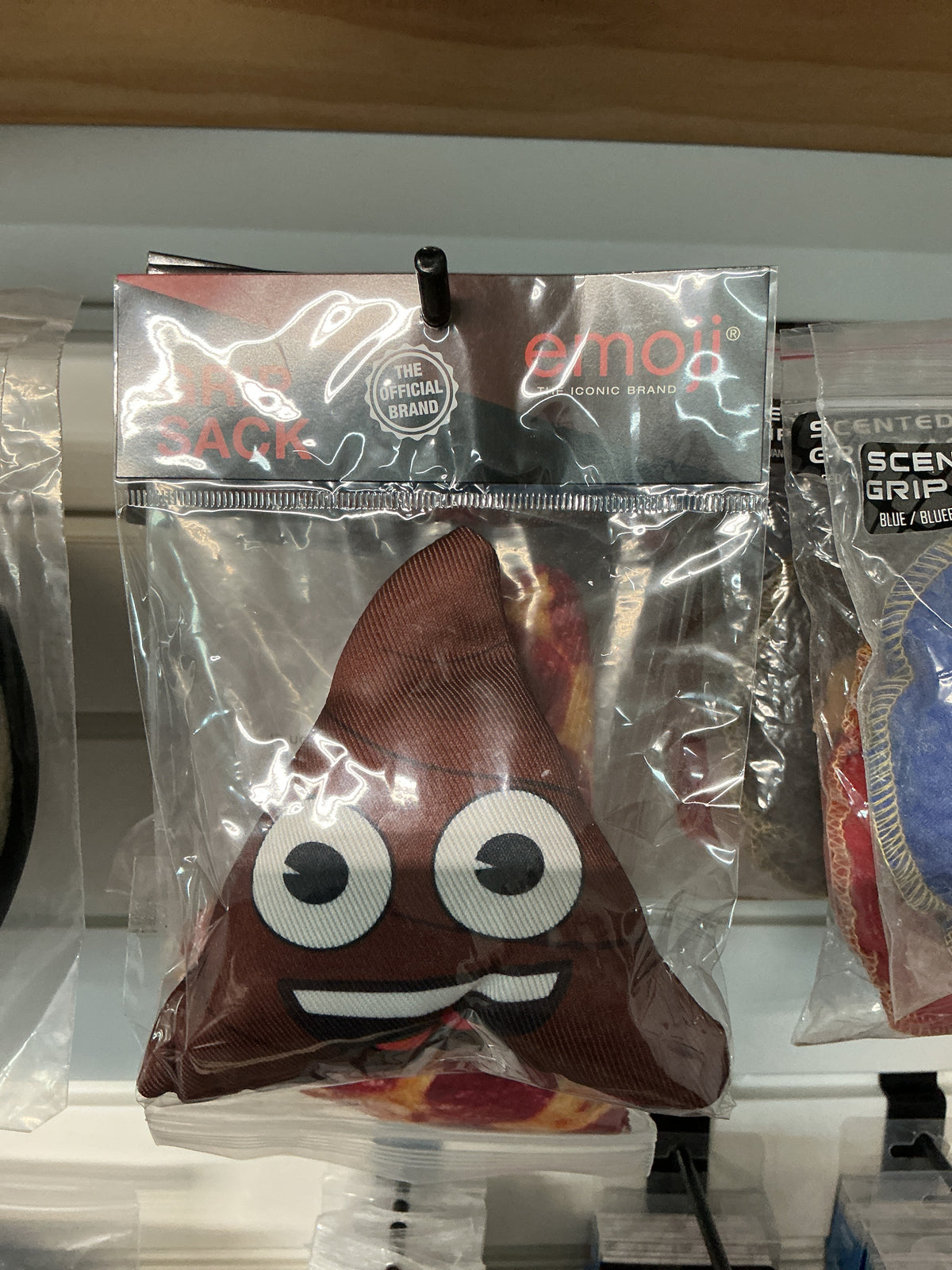 Emoji grip sack