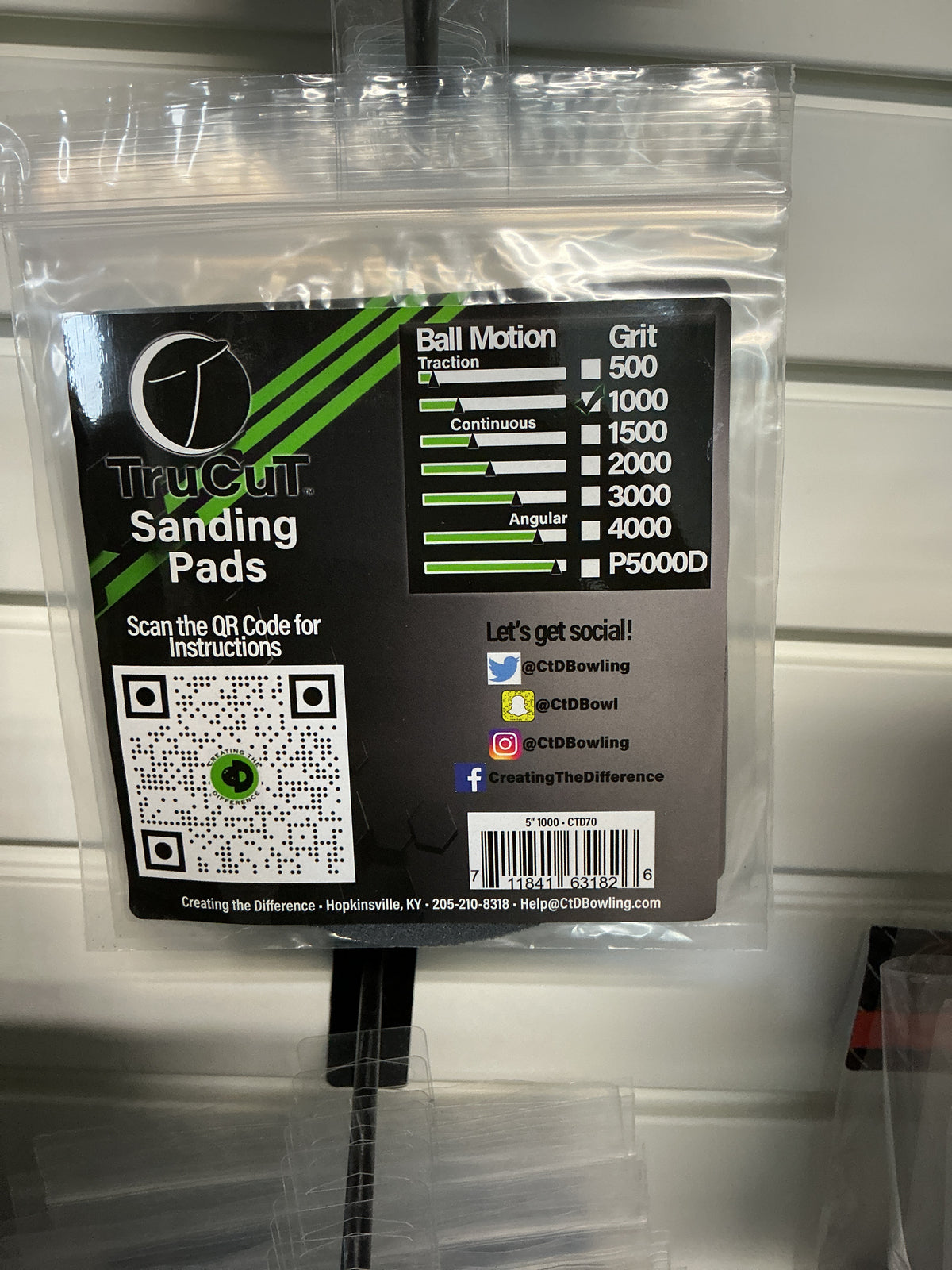 Trucut Sanding Pads, 1000 grit