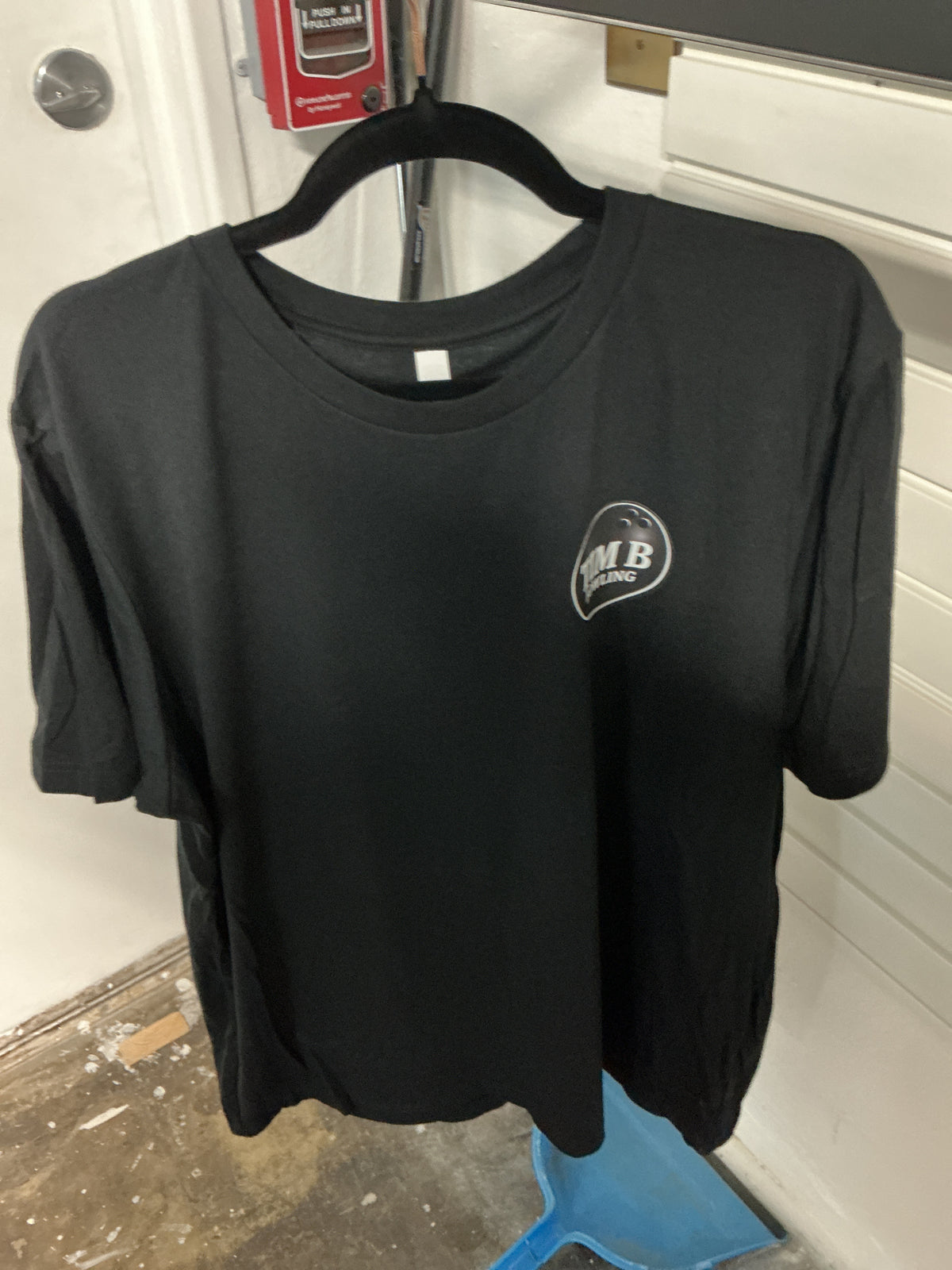 TB Bowling Tshirt, black 2XL