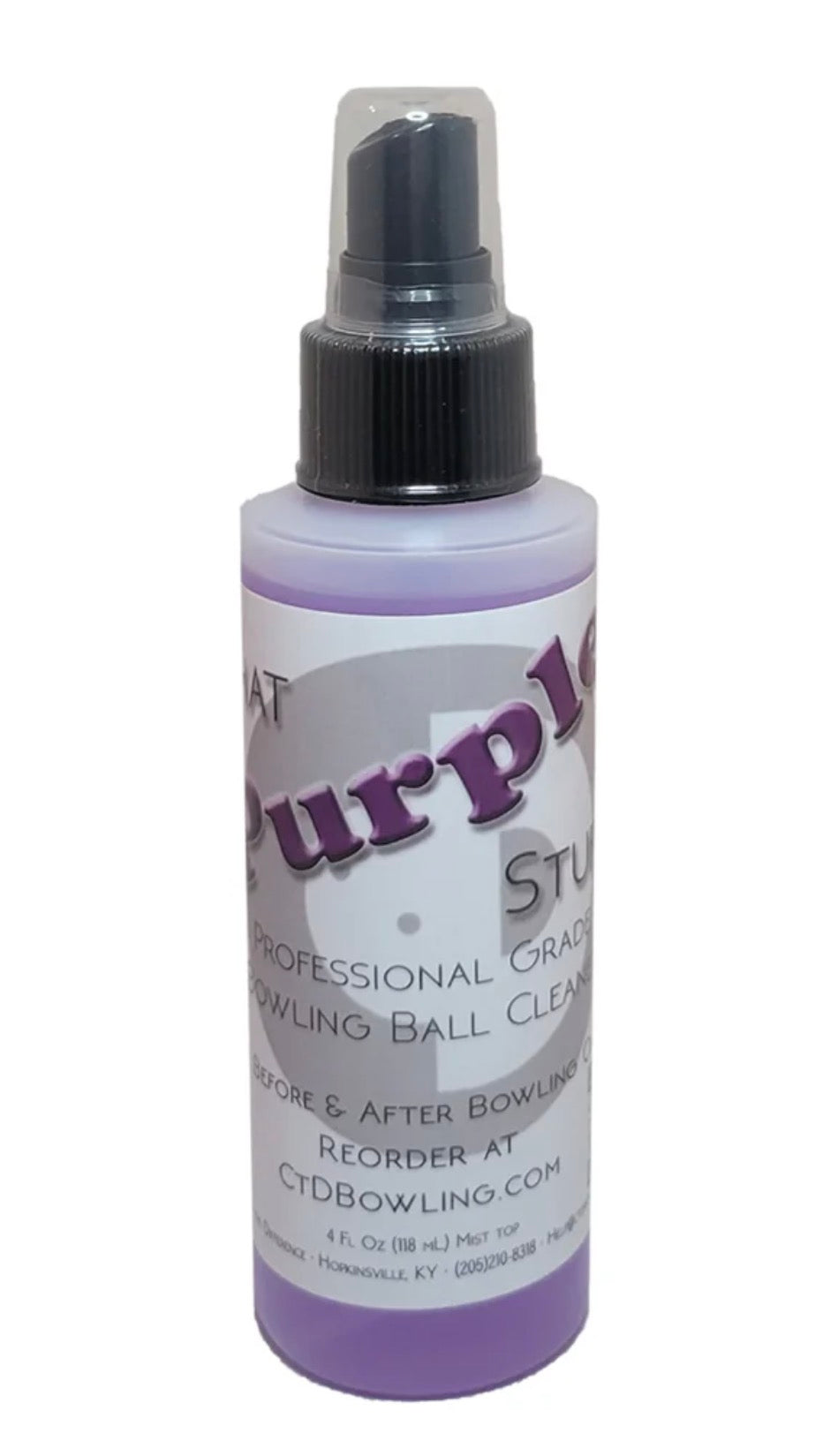 CtD That Purple Stuff Spray Bowling Ball Cleaner 4 oz